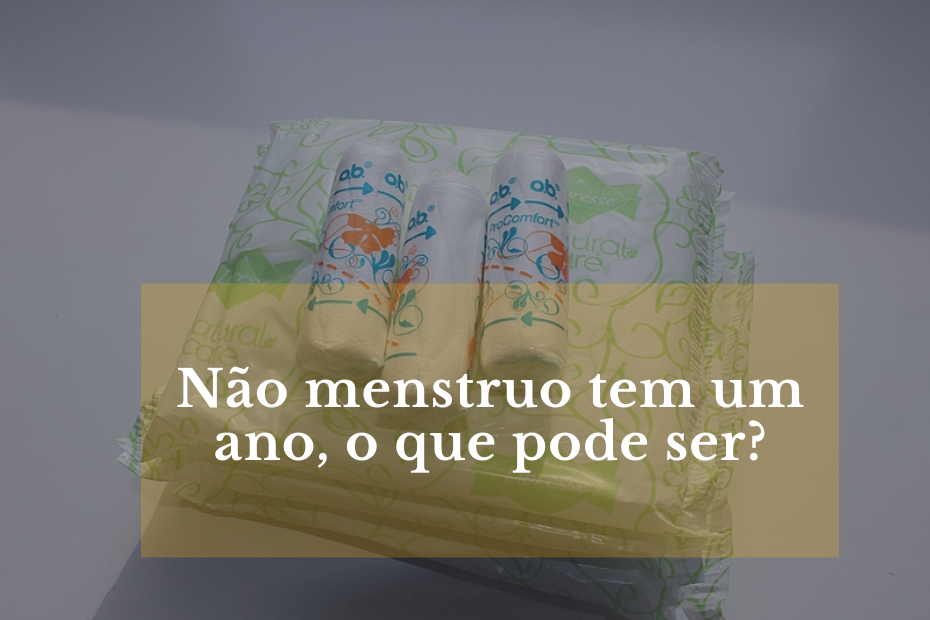 Não menstruo tem um ano, o que pode ser?