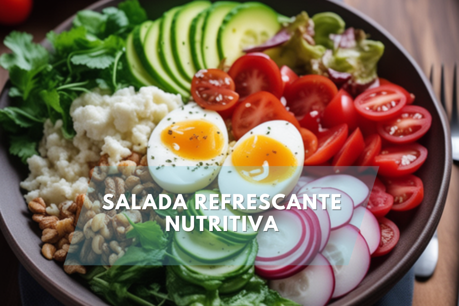 Que tal uma salada refrescante e nutritiva para o almoço ou jantar?
