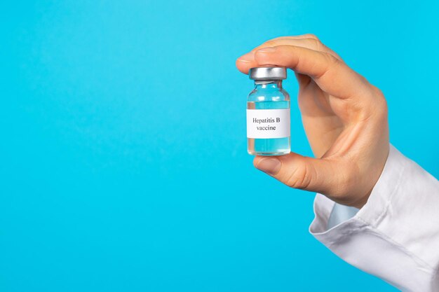 Resposta à pergunta sobre vacinação contra hepatite B